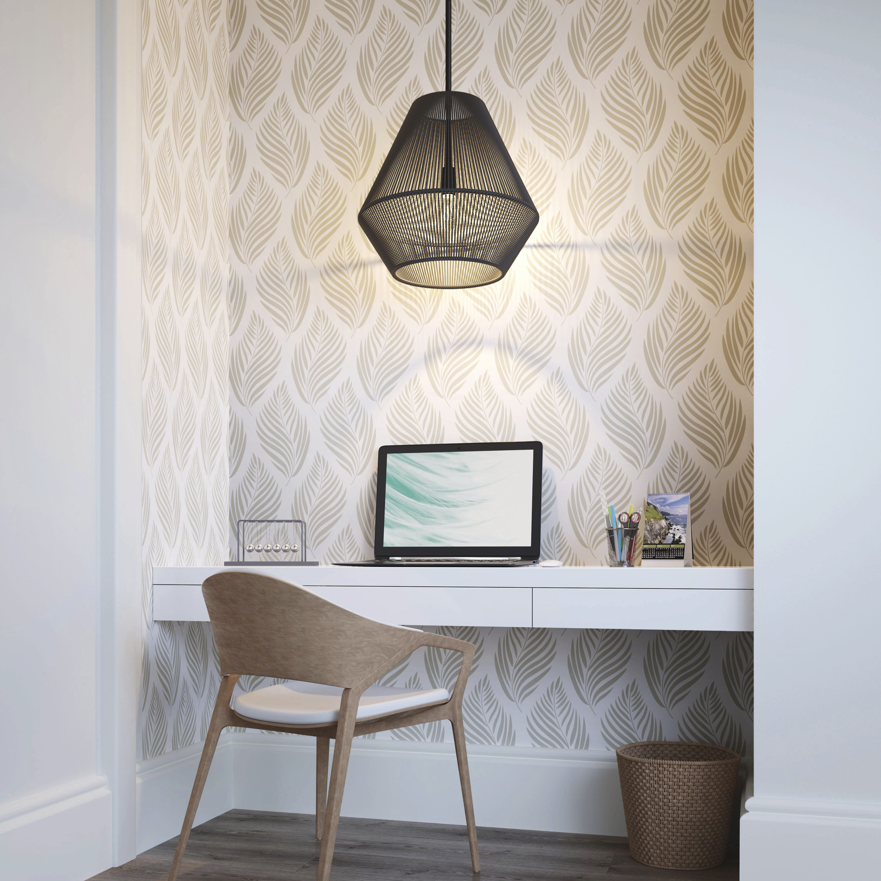 Elise 1 Light 16 inch Matte Black Pendant Ceiling Light